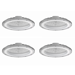 Pack 4x lâmpada LED ufo dob 100w 6000k ip65 pf 0,95 6kv