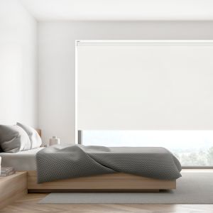 Estore de rolo opaco sundusk branco 135 x 190cm