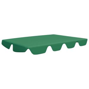 Toldo suplente p/ baloiço de jardim 150/130x105/70 cm verde