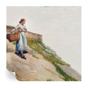 Papel de parede autocolante paisagem feminina 250x250 tulup