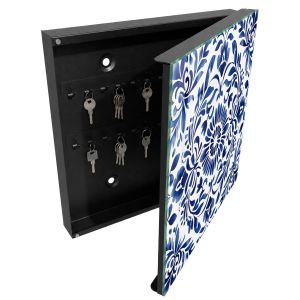 Caixa para chaves de vidro 30x30x5, abertura à direita tulup