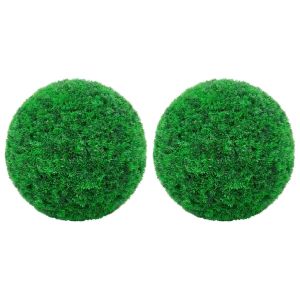 Bolas de buxo artificiais 2 pcs 52 cm ergft1938