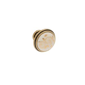 Puxadores para móveis, zamac e porcelana, com 35 mm de diâmetro lote  25