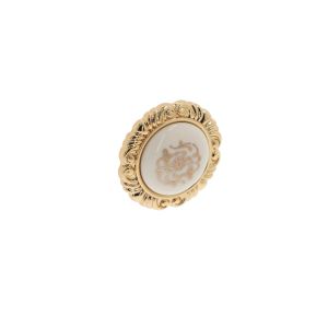 Puxadores para móveis, zamac e porcel, com 41 mm de diâmetro, lote  6