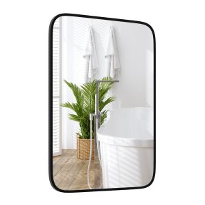 Espelho de banheiro - helloshop26 - 70 x 50 cm - inquebrável - moldura de a
