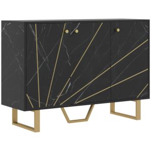 Aparador 107x35x75 cm Homcom, casa - móveis de armazenamento