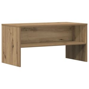 Móvel de tv - helloshop26 - 80 x 40 x 40 cm - carvalho artesanal - madeira