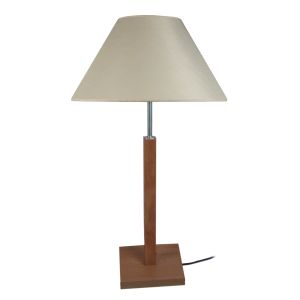 Candeeiro de mesa  madeira   hod  escura  d35 cm