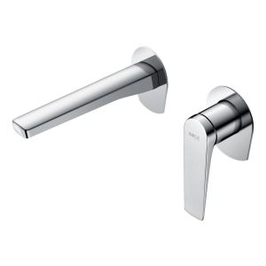 Torneira monocomando encastrada para lavatório fabricada em latão -  cromo
