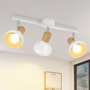 Nettlife luminária de teto branco e14 41.2x11