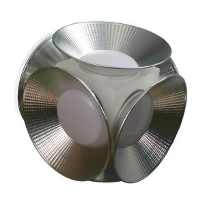 6x lâmpada LED E27 40w luz fria 6000k, formato sino industrial
