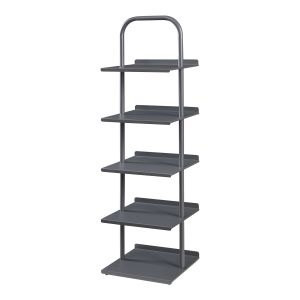 Sapateira poytya para 5 pares aço 96 x 34 x 32 cm antracite [en.casa]