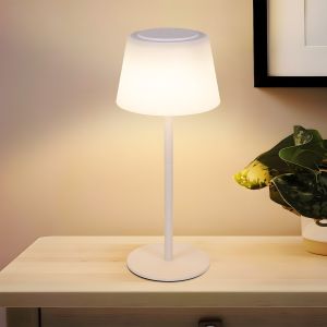Nettlife candeeiro de mesa LED branco 13x13 4w