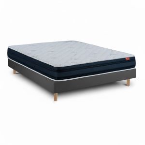 Conjunto viscoflex 200x150 cm colchão 22 cm e sommier