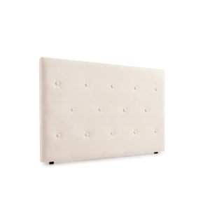Cabeceira estofada venice aqualine 100x115x12 cm - bege - moonia