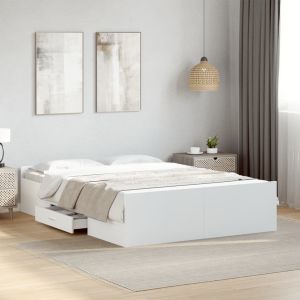 Cama c/ gavetas 120x190cm derivados de madeira branco
