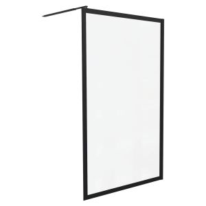 Ondee - painel de duche lateral cadrea - acabamento preto mate - 90x200cm