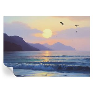 Papel de parede autocolante mar ocidental 208x146 tulup