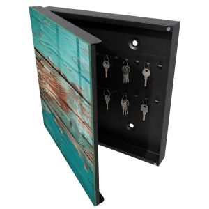 Caixa para chaves decorativa 30x30x5, abertura à esquerda tulup