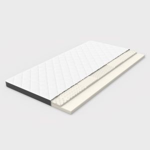 Colchão 180x200cm h3 espuma 7 zonas certificado oeko tex branco cinzento