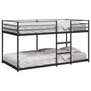 Beliche sem colchão 80x200 cm aço preto yht2697