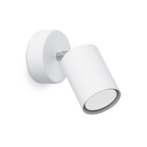 Lámpara de pared lemmi 1 blanco acero 8x18.5x8cm
