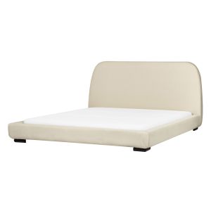 Cama tecido roisel 160 x 200 cm creme