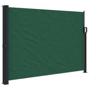 Toldo lateral retrátil 140x600 cm verde-escuro