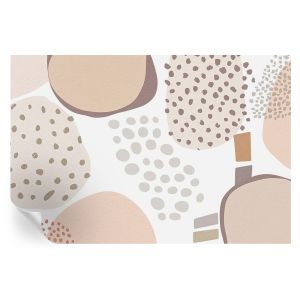 Papel de parede adesivo pontos sutis 104x152 tulup
