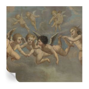 Papel de parede vinílico figuras angelicais 250x250 tulup
