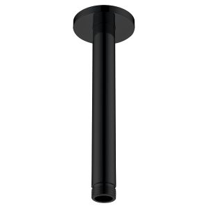Tubo de teto quadrado cromado em aço e latão