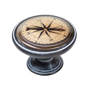 Puxador de óxido em picleto botão 37mm 1, lote de 12