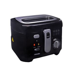 Fritadeira de óleo 2,5 l eléctrica, pequena,  mesko ms 4908 preto 1800w