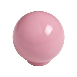 Puxador esfera abs 29mm rosa brilhante, lote com 50
