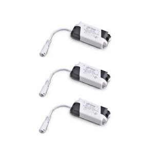 Pack x3 driver para downlight LED 15w-18w dc