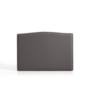 Cabeceira ambar para cama de 150 de polipiel gris 154x115x8. Matris