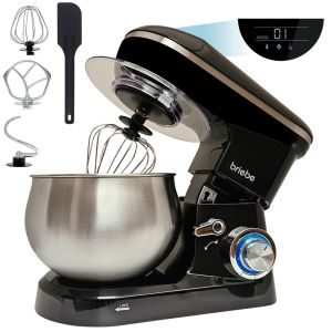 Batedeira planetária com taça profissional, briebe km1164 preto 1800w