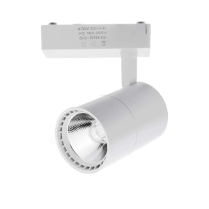 Spotlight teto LED rail 40w, luz fria , 2700 lm, 220v monofásico, branco