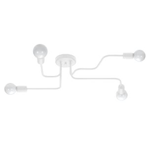 Lámpara de techo vector 4 blanco acero 78x15.5x58cm