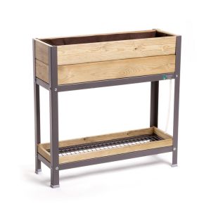 Mi huerto urban | horta urbana,cultivo de jardim | cinza 90x30x90 cm