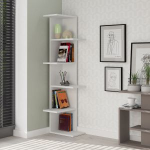 Estanteria 5h - 141x37x24 blanco