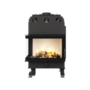 Lareira de canto inserir abertura esquerda energy 75x50x47 (15,1 kw) eco