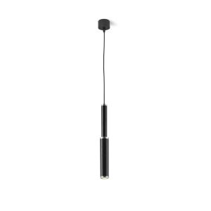 Candeeiro suspenso LED spy glass 1 - 3 w - 3000 k - preto - metal - azabak