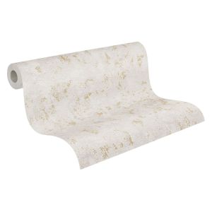 A.s. Création papel de parede com textura cinzento,douradoemetálico