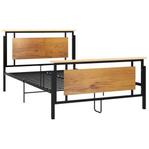 vidaXL estructura de cama sin colchón metal 120x200 cm