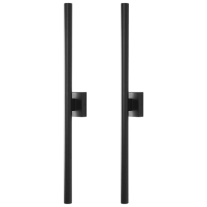 Conjunto de 2 candeeiros de parede LED para exterior anish preto