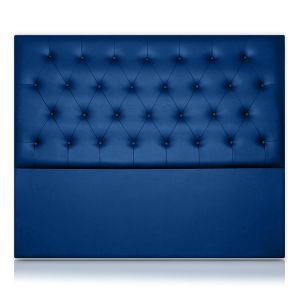 Cabeceros afrodita tapizado polipiel azul 145x120 de sonnomattress