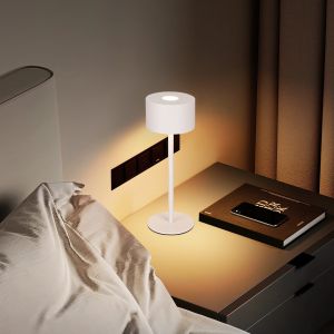Nettlife lâmpada de mesa branco 9x9(2er-set)