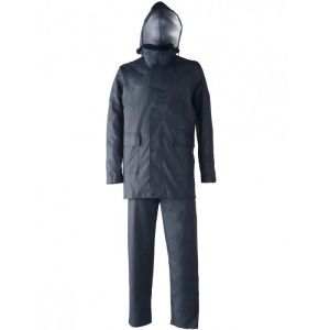 Conjunto de chuva pu/PVC azul marinho singer - tamanho xl - vplrainy04