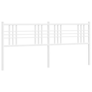vidaXL cabecero de metal blanco 193 cm